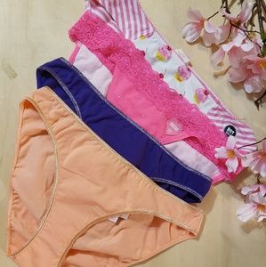 NWT lot of 4 Pink Panties from Victoria's Secret